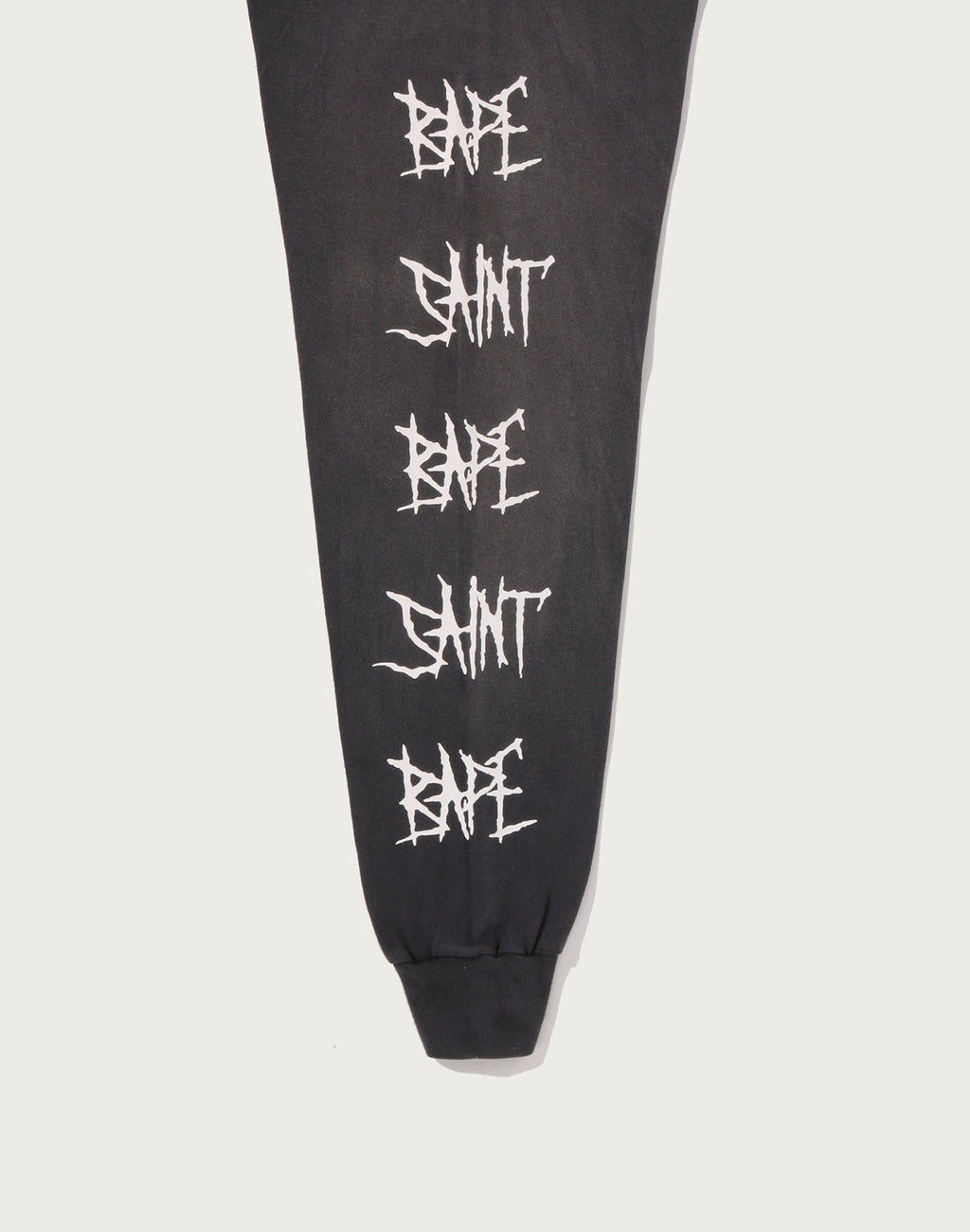 BAPE X SAINT MXXXXXX SKULL L/S TEE MENS