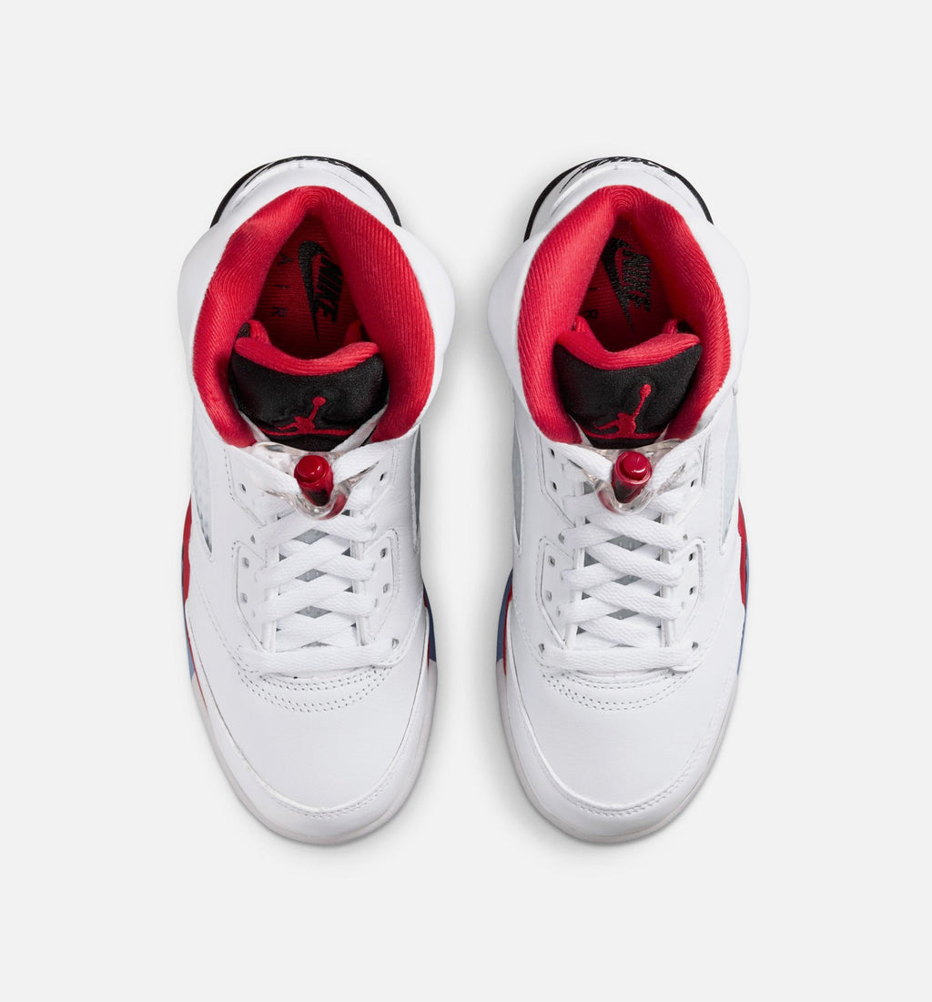 Air Jordan 5 Retro Fire Red Grade School Sneakers