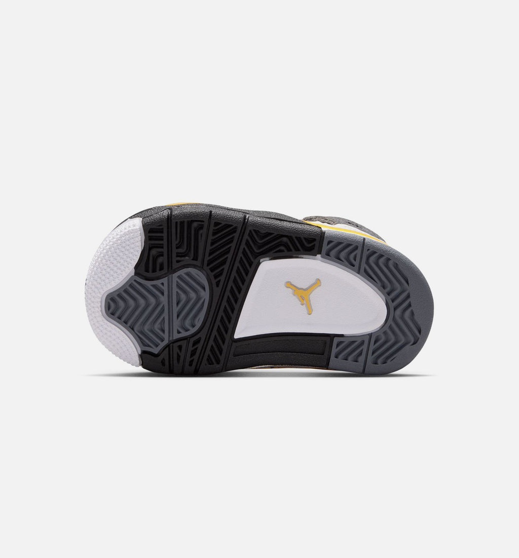 Air Jordan 4 Retro Rare Air Tour Yellow Infant & Toddler Sneakers