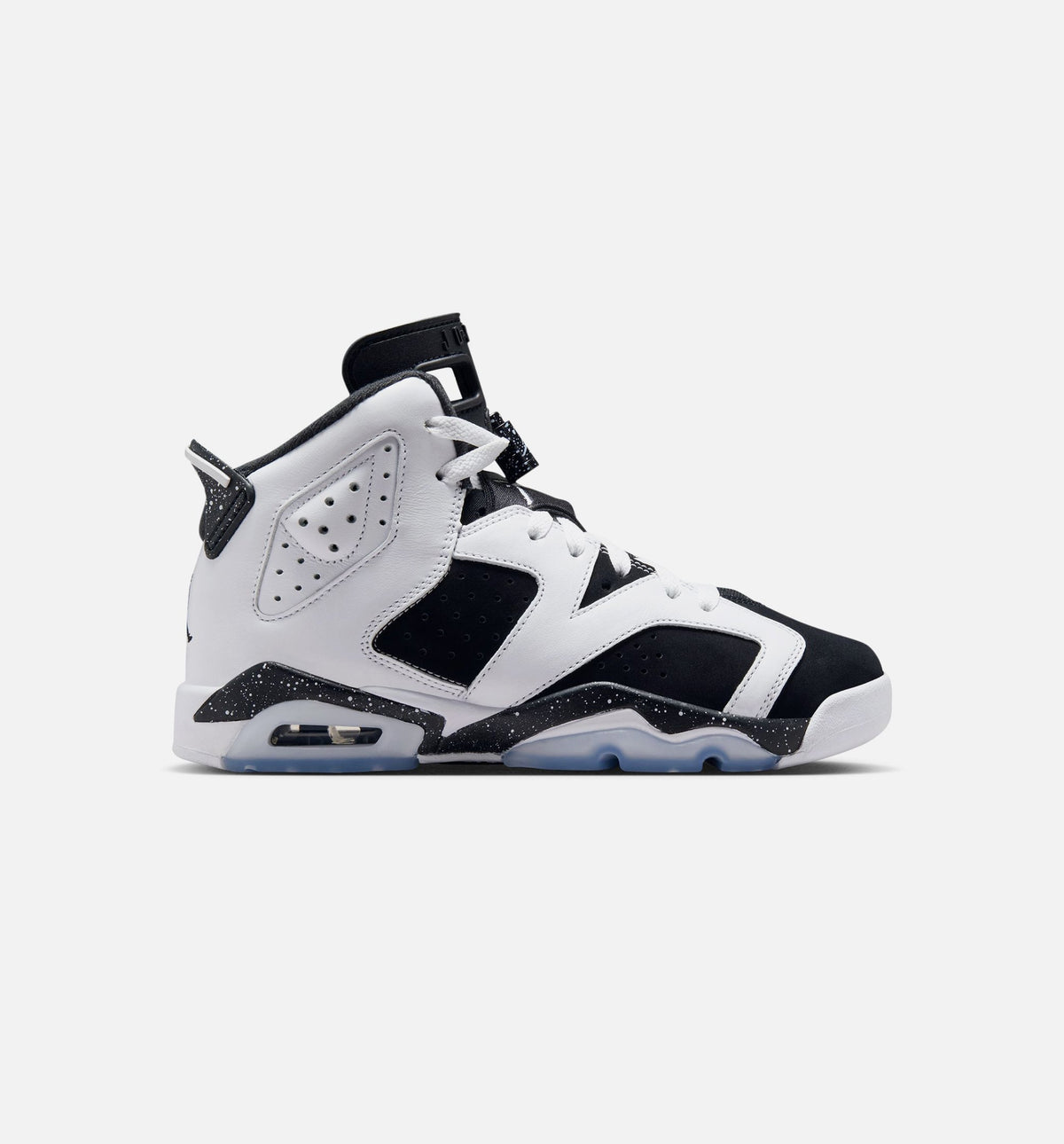 Air Jordan 6 Retro Black and White Grade School Sneakers