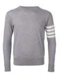 Thom Browne 4-Bar intarsia wool sweater
