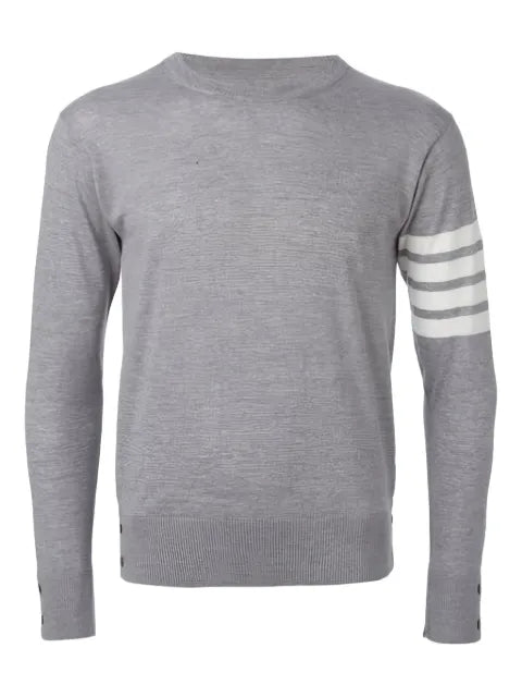 Thom Browne 4-Bar intarsia wool sweater