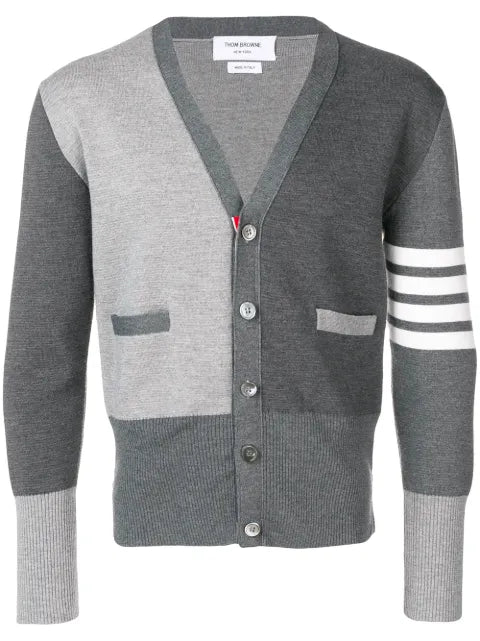 Thom Browne Fun-Mix merino cardigan