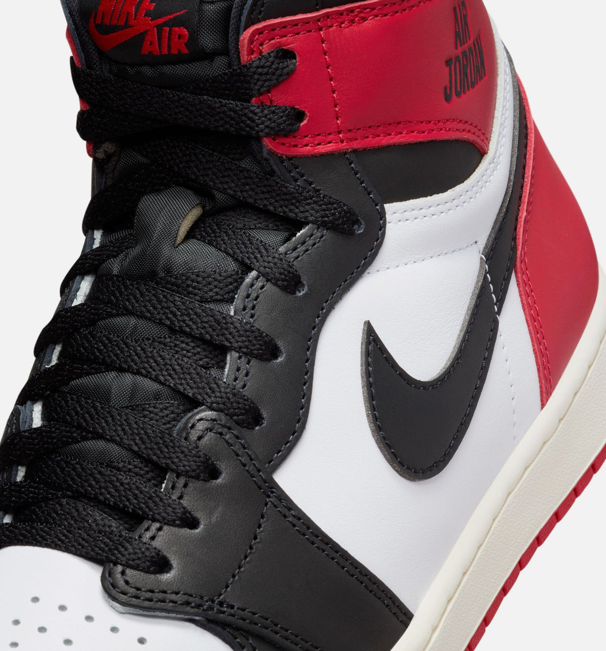 Air Jordan 1 Retro High OG Black Toe Men's – White/Black/Varsity Red/Sail