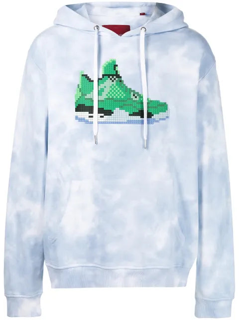 Mostly Heard Rarely Seen 8-Bit Mark 4-print cotton hoodie