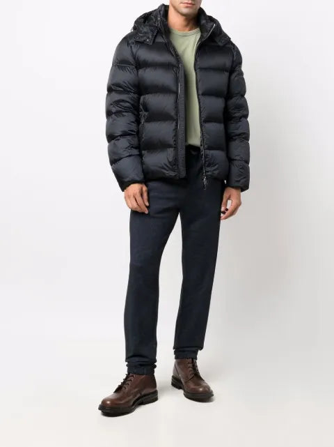 Moorer Brett feather-down puffer jacket