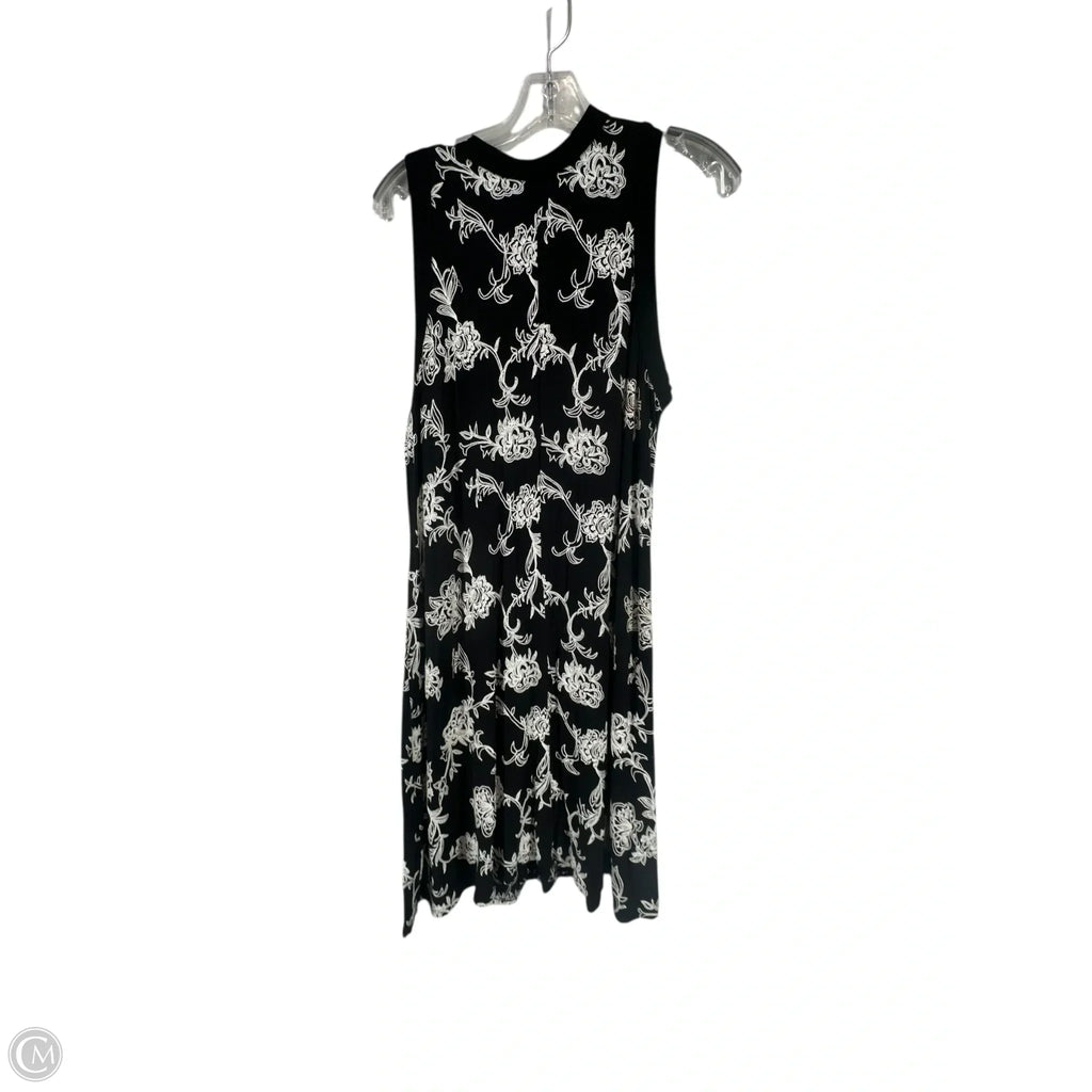Dress Casual Short By Karen Kane In Black & White, Size: Xl