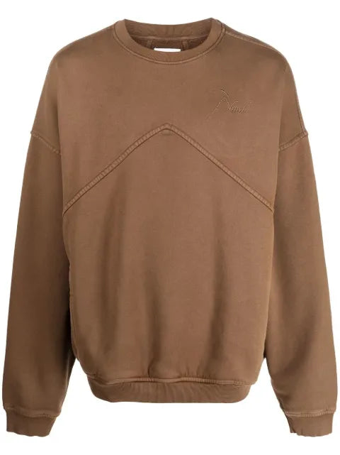 RHUDE logo-embroidered oversize jumper