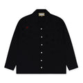 Black Long Sleeve Bowling Shirt