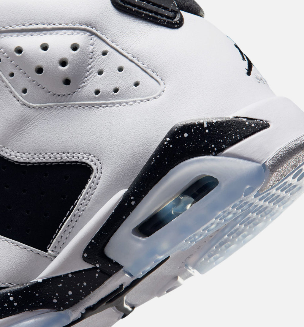 Air Jordan 6 Retro Black and White Grade School Sneakers