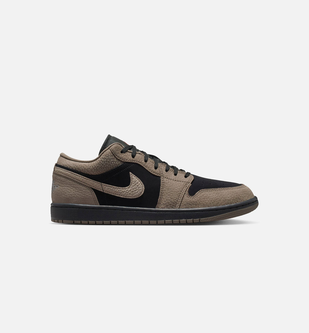 Air Jordan 1 Low SE Men's Lifestyle Shoe - Black / Olive Grey / Light Wild Mango