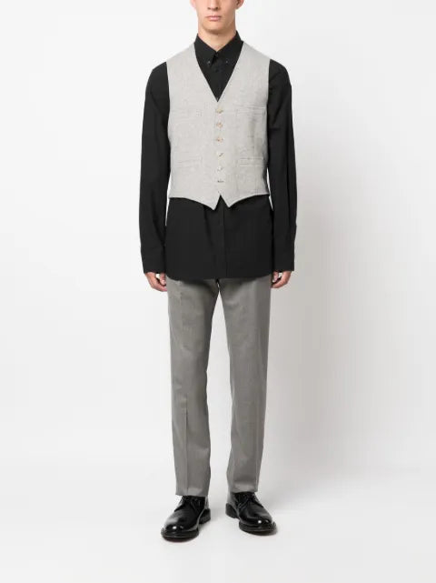 Polo Ralph Lauren herringbone wool-blend waistcoat