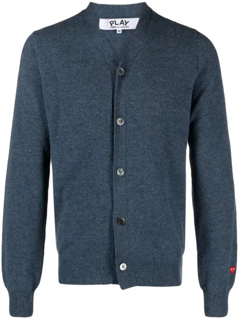 Comme Des Garçons Play V-neck buttoned cardigan