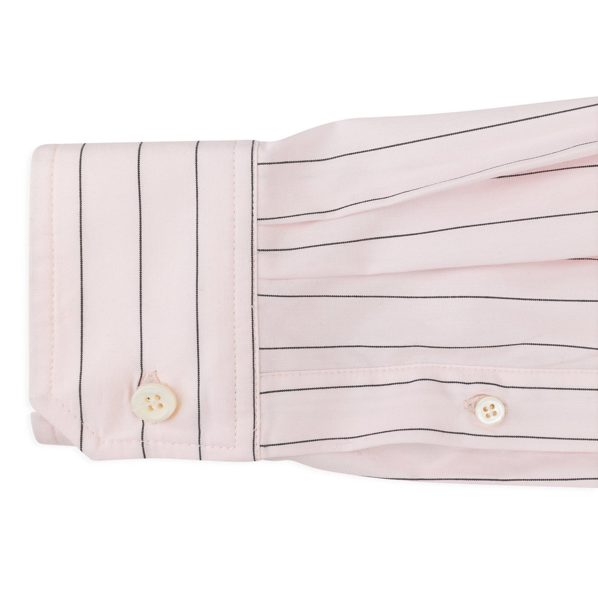 PINK HOOK AND EYE PINSTRIPE LONG SLEEVE T-SHIRT