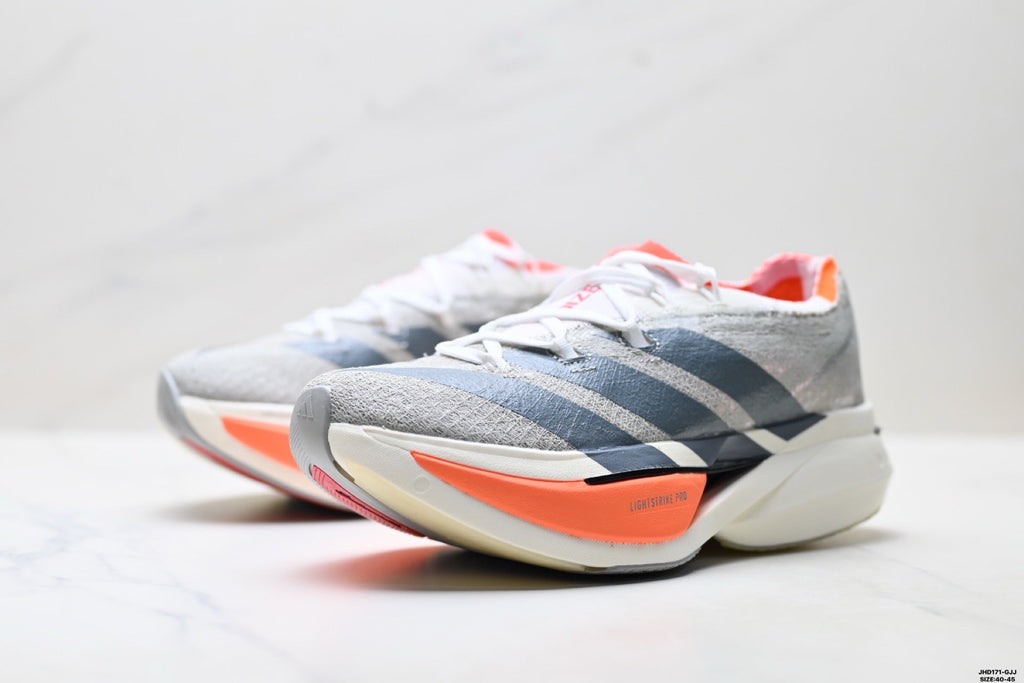 Adidas K81801850 Men's Running Shoes | 3-Color Statement Trainer - 3 Colorways incl. Grey/Coral & Red/Black