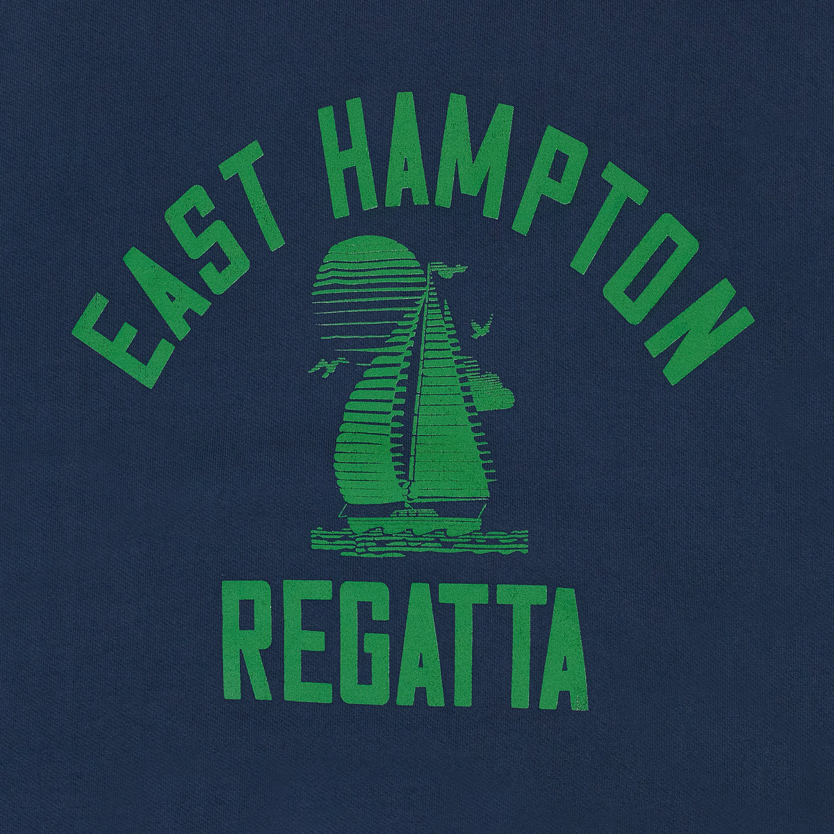 NAVY HAMPTON REGATTA CREWNECK SWEATSHIRT