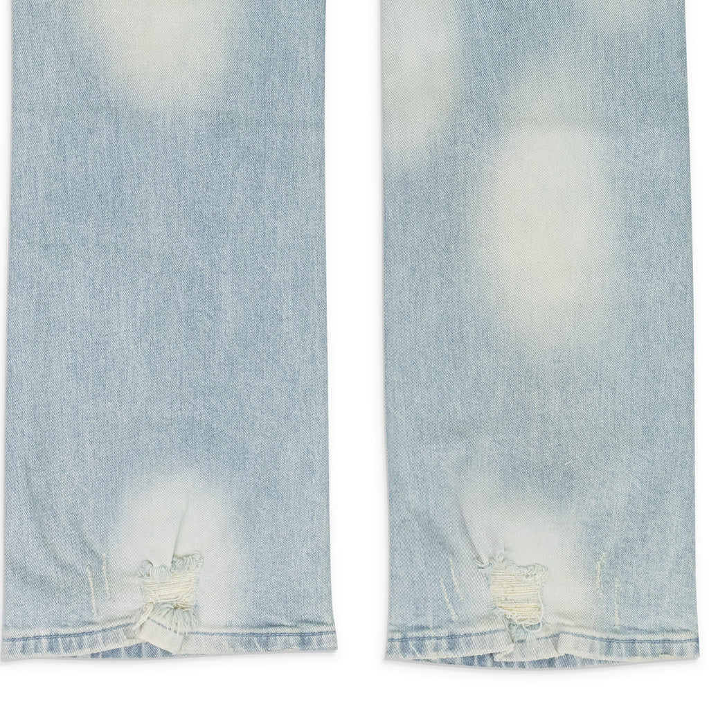 BLUE DISTRESSED SKINNY JEANS