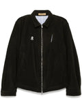 Undercover appliqué logo shirt jacket