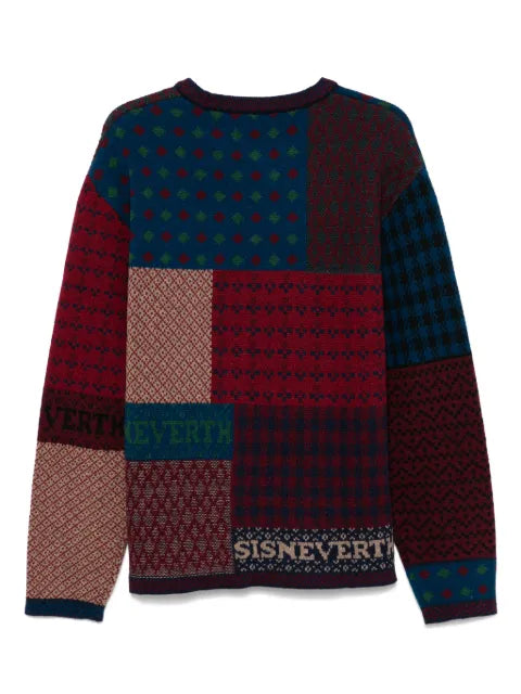 This Is Never That Block Knit sweater