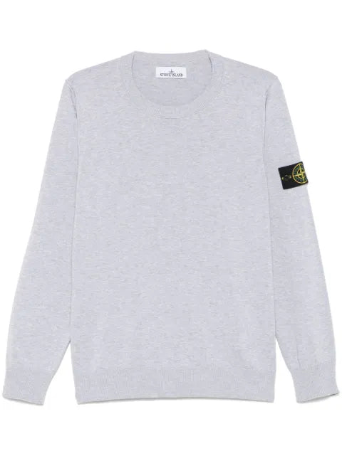 Stone Island 5100053 Compass-patch crew-neck sweater