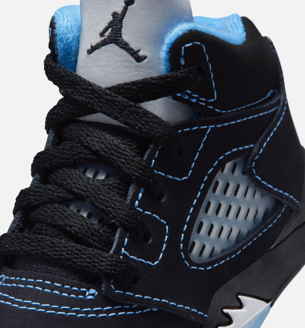 Air Jordan 5 Retro Black Carolina Infant & Toddler Sneakers