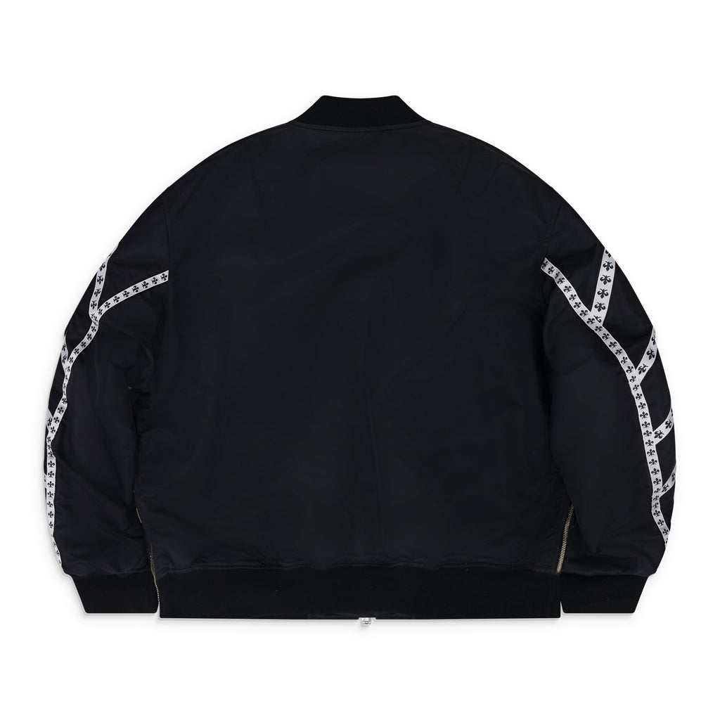 Black Huge Brit Bomber Jacket