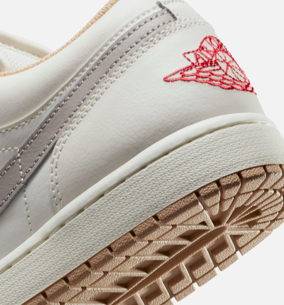 Air Jordan 1 Low “Sail/Fire Red” Men's Lifestyle Shoes