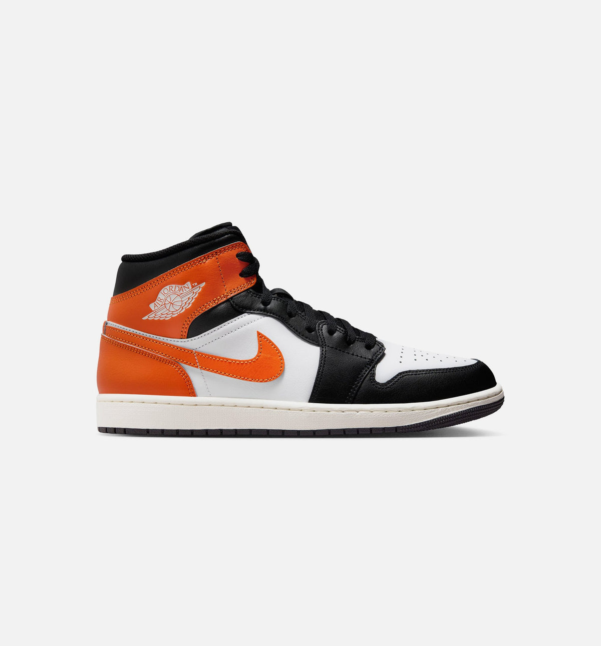 Air Jordan 1 Mid Men's Sneakers – Starfish / White / Sail / Black