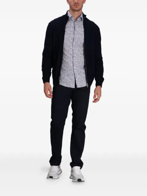 BOSS zip-up cardigan