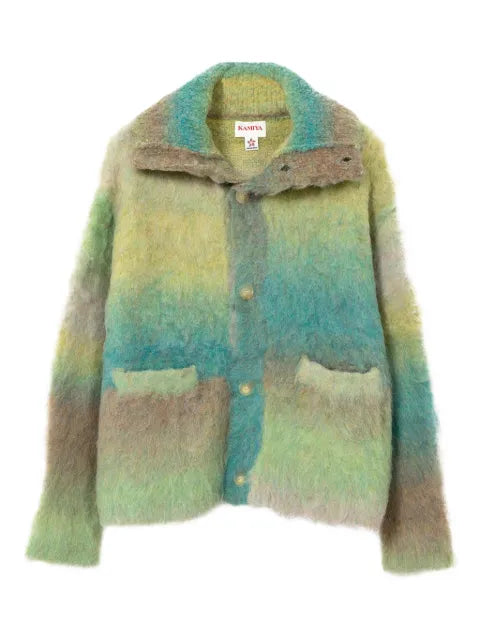 KAMIYA  shawl-collar knit jacket