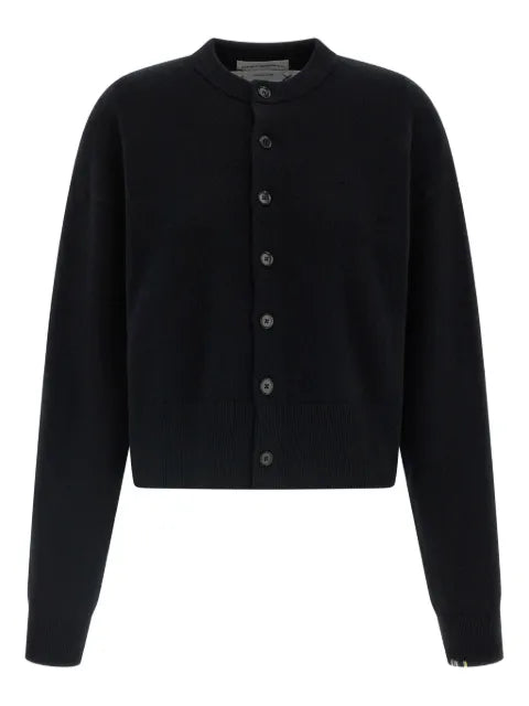 extreme cashmere button-cuffed cardigan