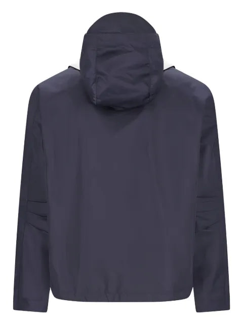Gucci attached hood logo-detail jacket