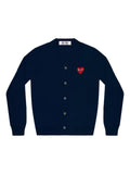 Comme Des Garçons Play heart-motif V-neck cardigan