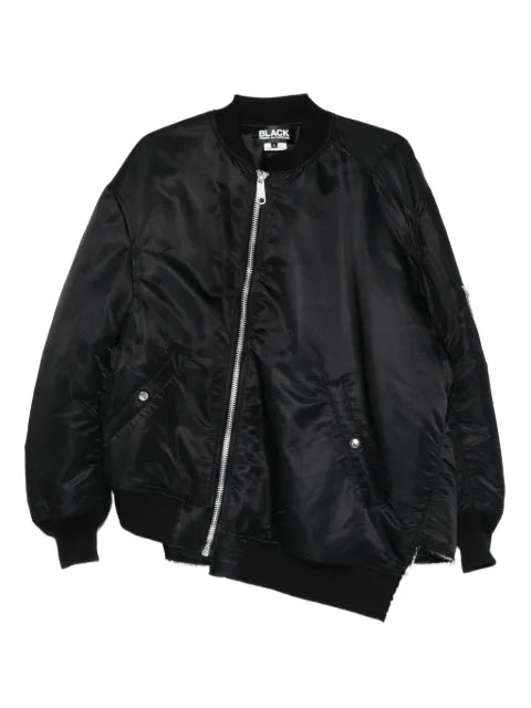 Black Comme Des Garçons zip-up bomber jacket