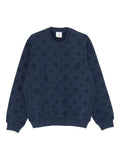 Casablanca all-over-pattern round-neck sweatshirt