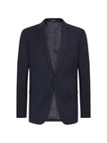 Boggi Milano micro patterned stretch wool blazer