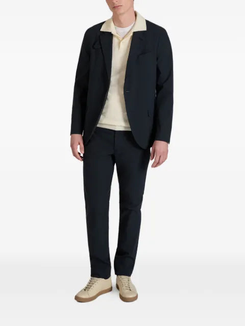 Incotex throat-latch single-breasted blazer