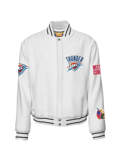 Jeff Hamilton Oklahoma City Thunder varsity jacket