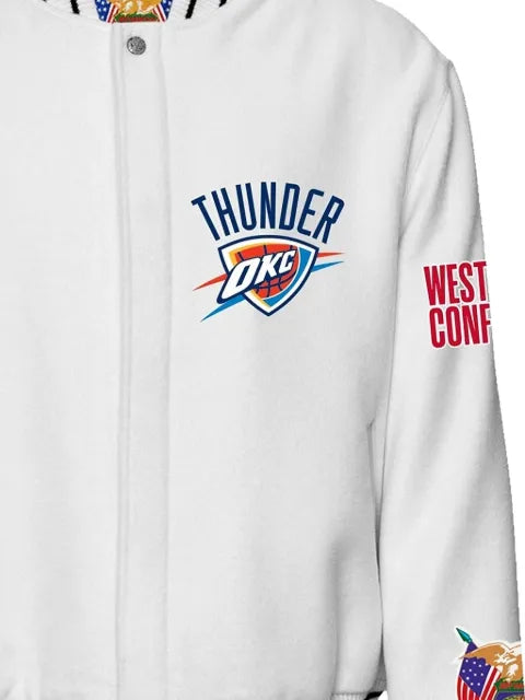 Jeff Hamilton Oklahoma City Thunder varsity jacket