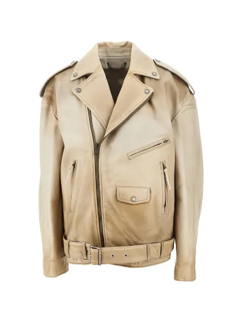 Golden Goose zip-fastening leather jacket