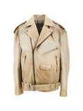 Golden Goose zip-fastening leather jacket