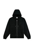 Casablanca Crystal Monogram zip-up hoodie