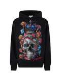 Philipp Plein skull-print embellished hoodie
