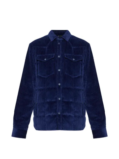 Moncler Grenoble Gelt corduroy down shirt jacket