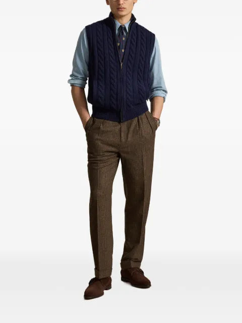 Polo Ralph Lauren cable-knit zip-up cardigan