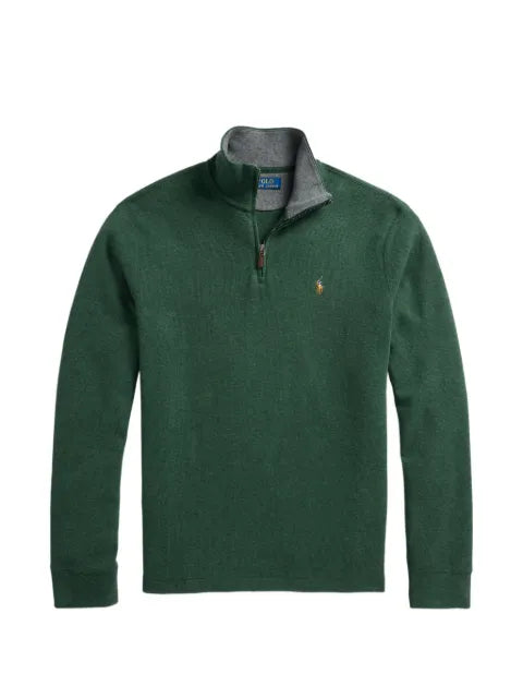 Polo Ralph Lauren logo-embroidered quarter-zip sweater