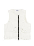 Stone Island g100006 cotton nylon micro ripstop vest