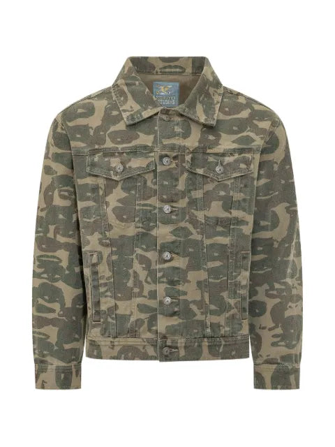 KidSuper camouflage button jacket