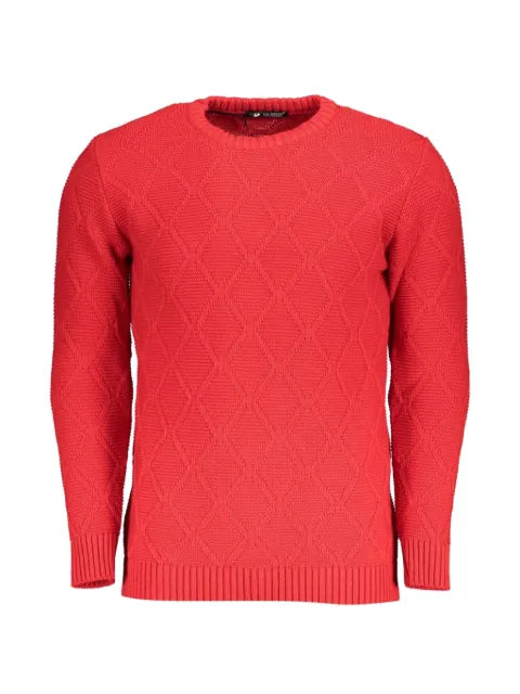 U.S. Grand diamond-knit cotton sweater