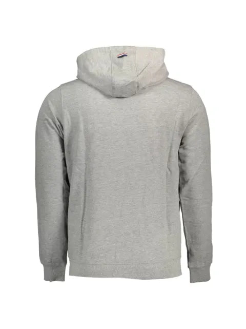 U.S. POLO ASSN. logo-embroidered kangaroo-pocket hoodie